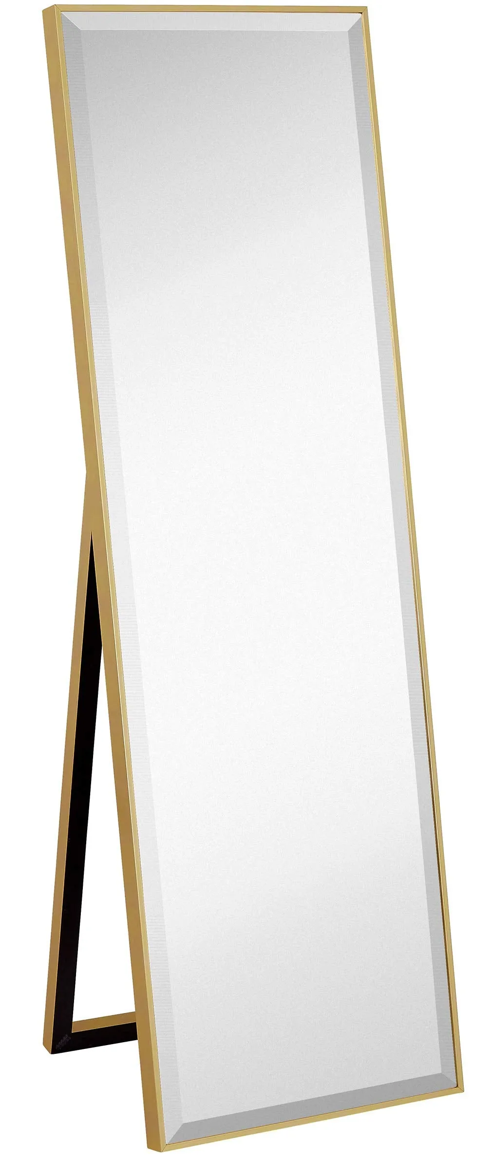 18x58 Inch Gold Framed Full Length Mirror  Rectangle Full Body Standing