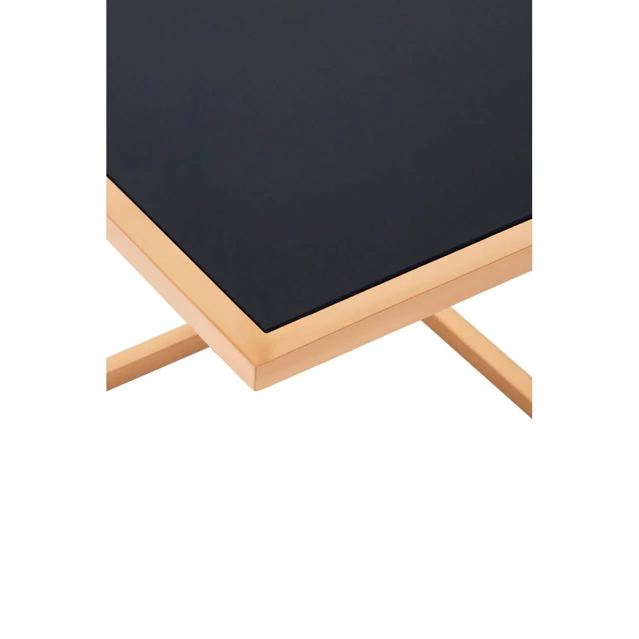 Ackley Set Of 3 Rose Gold Finish Nesting Tables