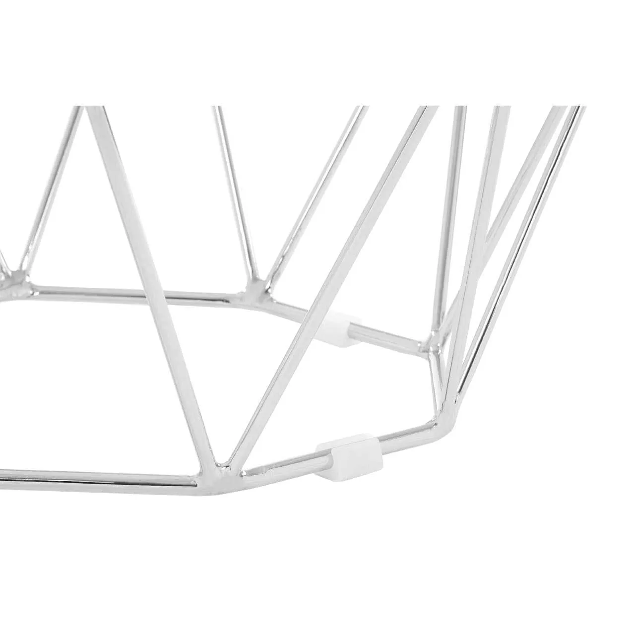 Allure Tempered Glass / Chrome End Table