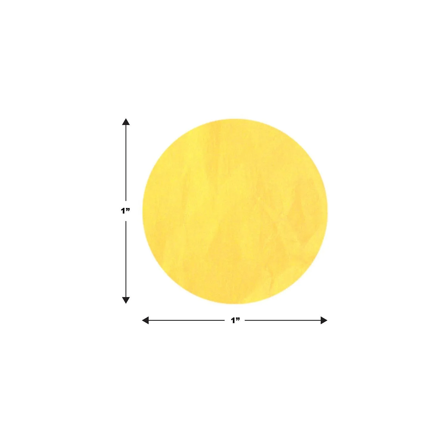 Bulk Tissue Party Confetti - Yellow (8.8 Oz per Package)