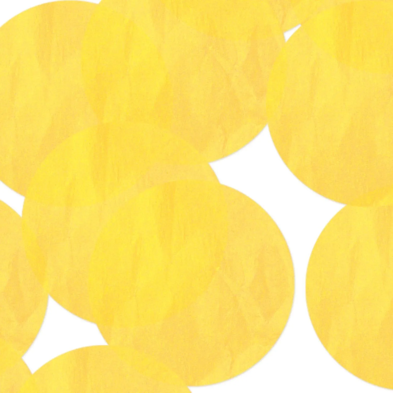 Bulk Tissue Party Confetti - Yellow (8.8 Oz per Package)