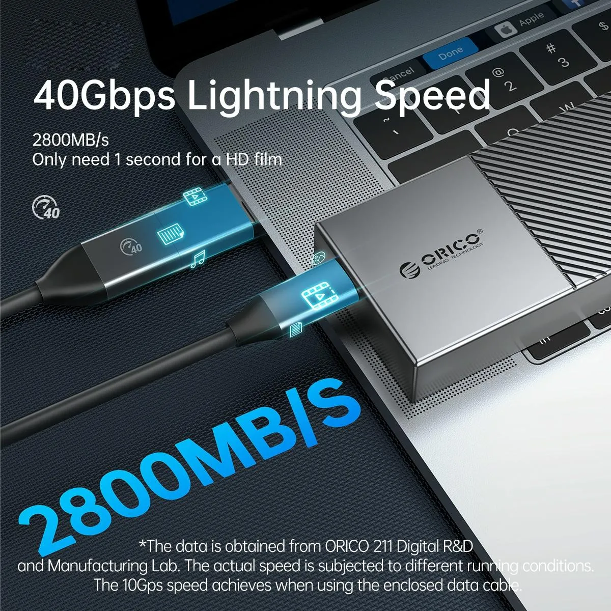 Compact M.2 Sata Ssd Enclosure Gray