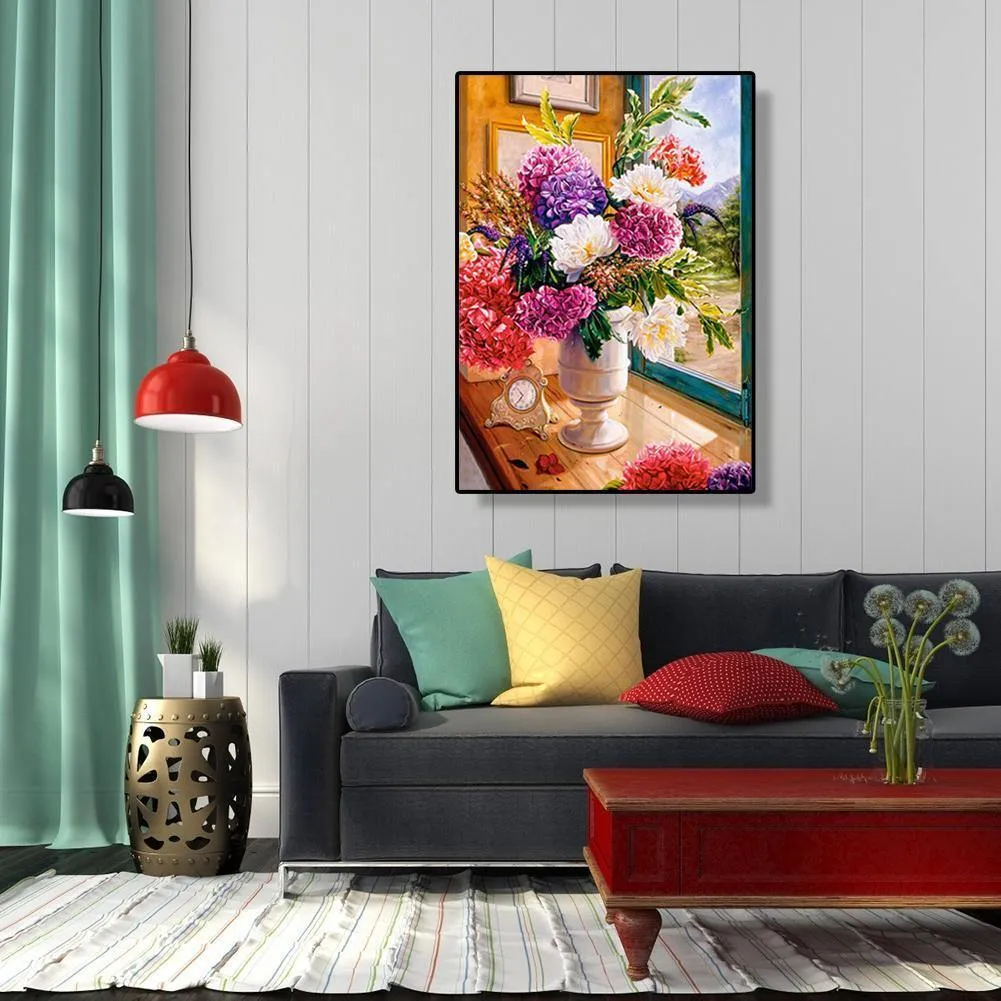 Flower Vases  - Full Diamond Painting - (Canvas 30*40cm/11.81*15.75in)