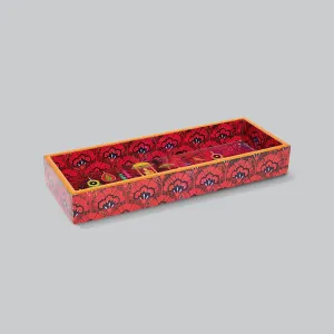 King Procession Rectangle Enamel Pen Tray