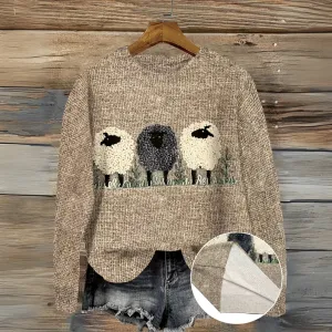 Maisie  Whimsical Sheep Sweater
