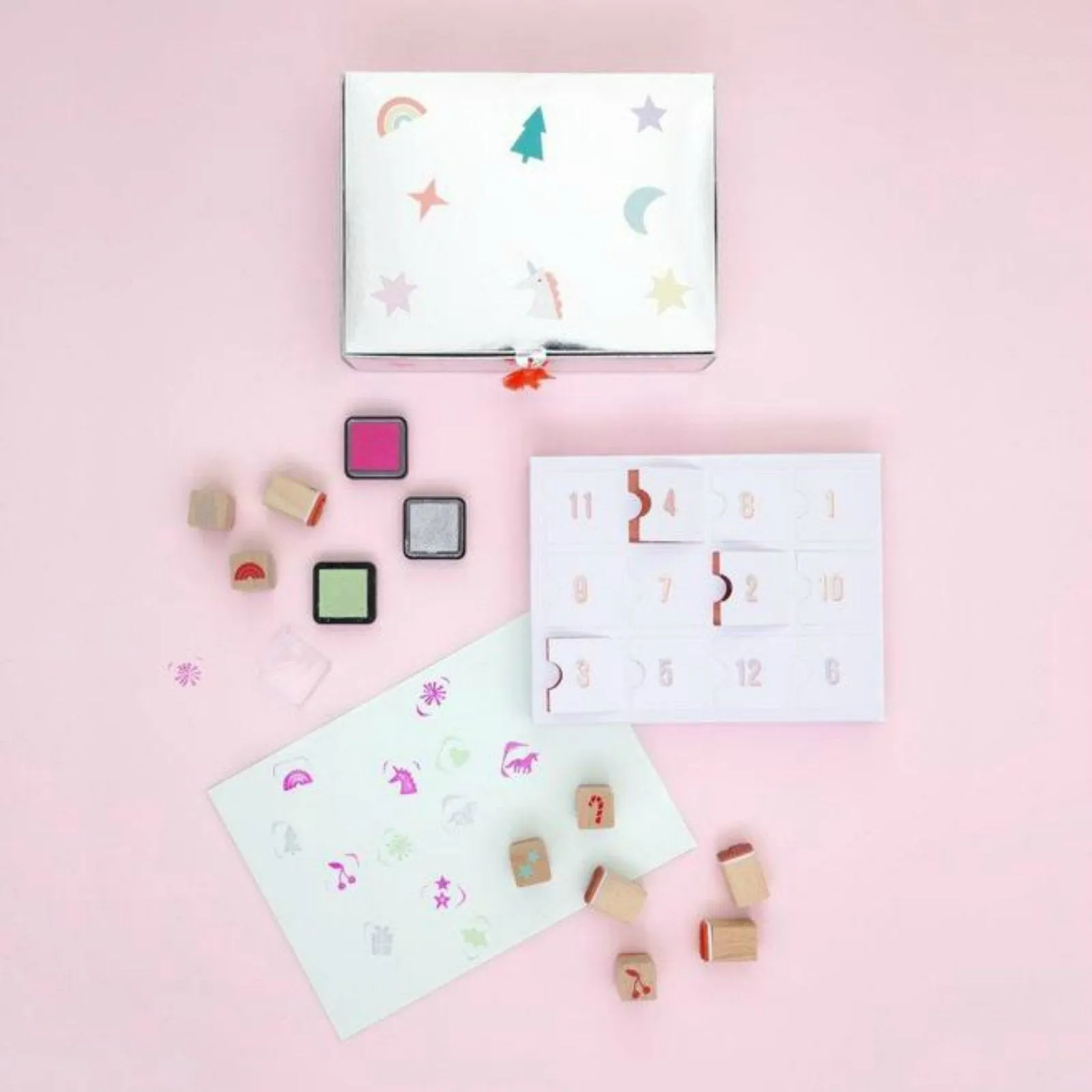 Meri Meri Unicorn Stamp Advent Calendar