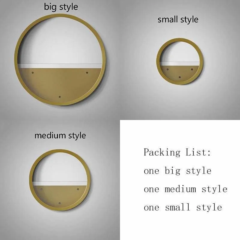 Orbicular wall plant vase