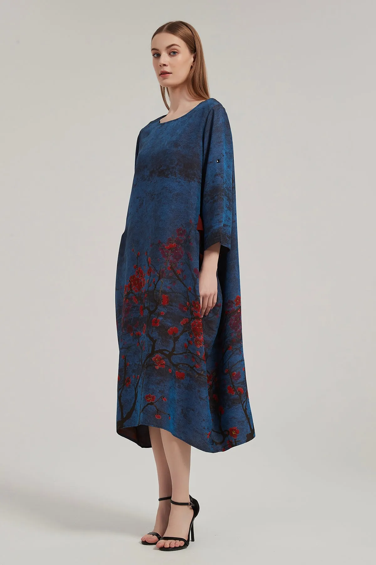 Ref Retro Artistic Print Dress