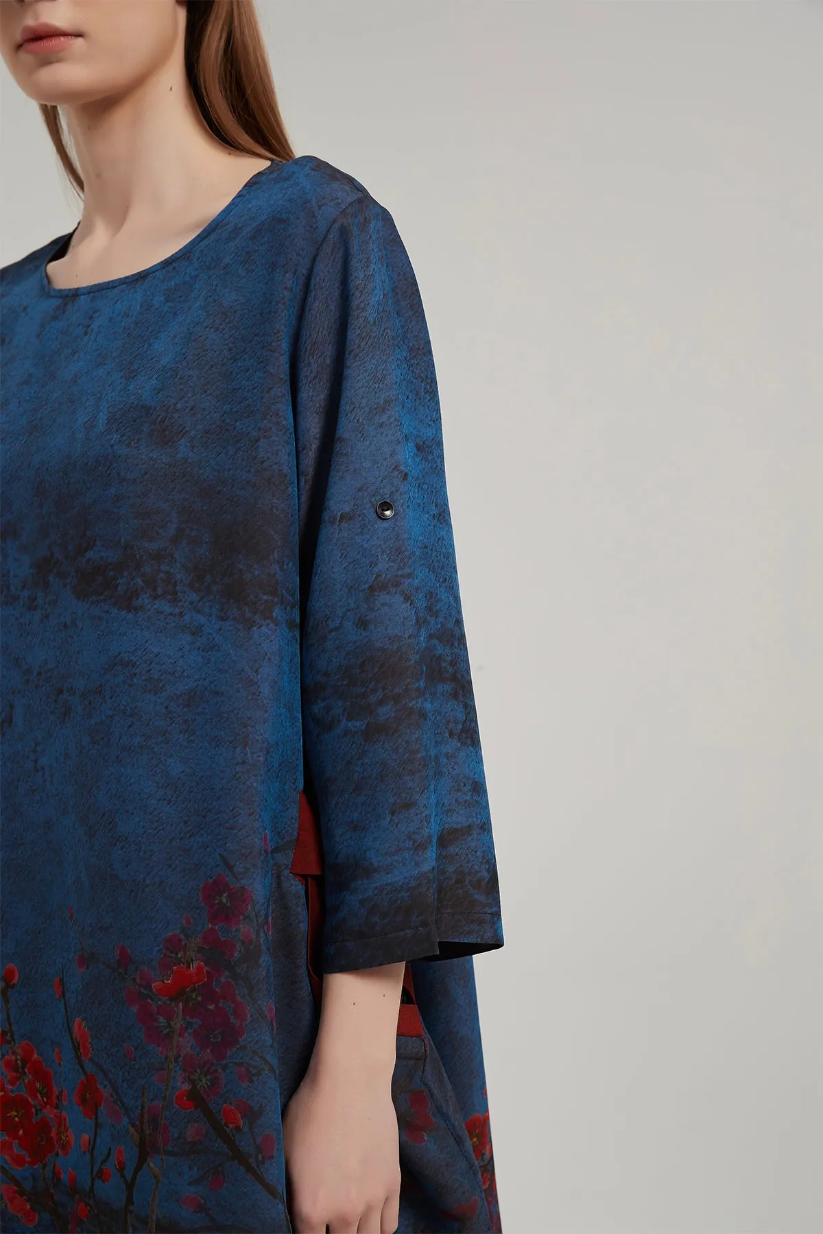 Ref Retro Artistic Print Dress