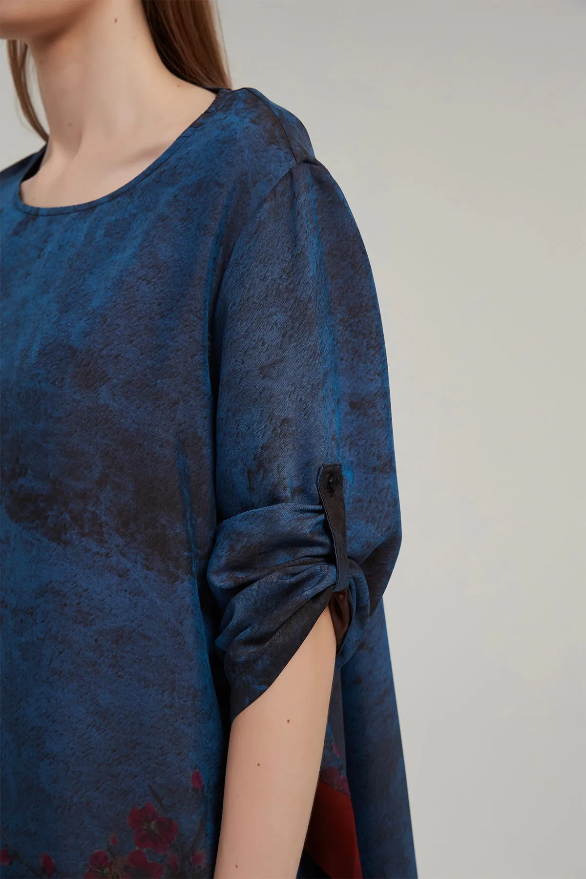 Ref Retro Artistic Print Dress