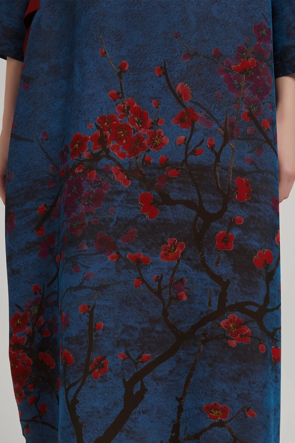 Ref Retro Artistic Print Dress