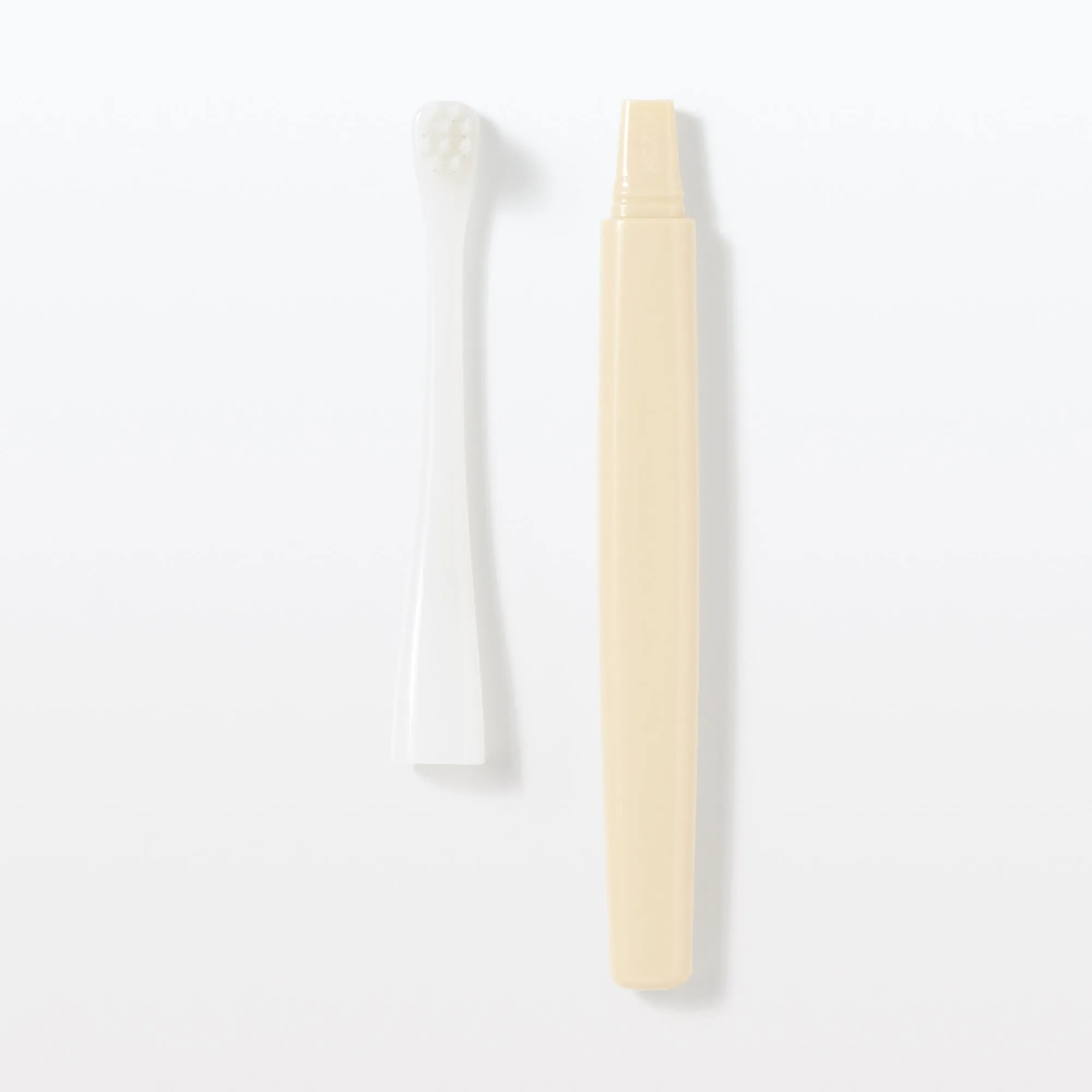 Replaceable Head Compact Soft Toothbrush - Yellow