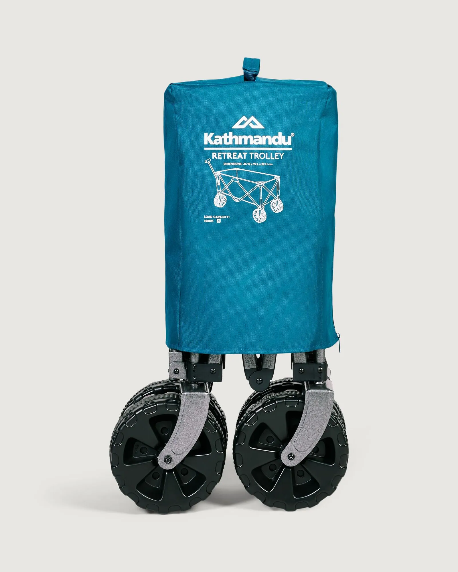Retreat Trolley - Deep Sea Blue/Cove Geometric Print