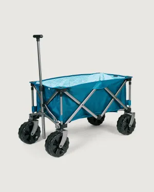 Retreat Trolley - Deep Sea Blue/Cove Geometric Print