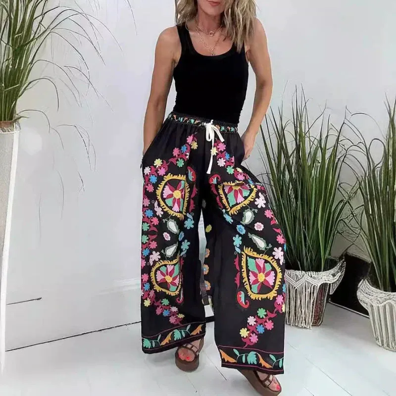 ROSALIE - Artistic Wide-Leg Pants