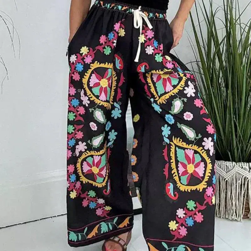 ROSALIE - Artistic Wide-Leg Pants