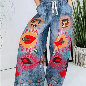 ROSALIE - Artistic Wide-Leg Pants