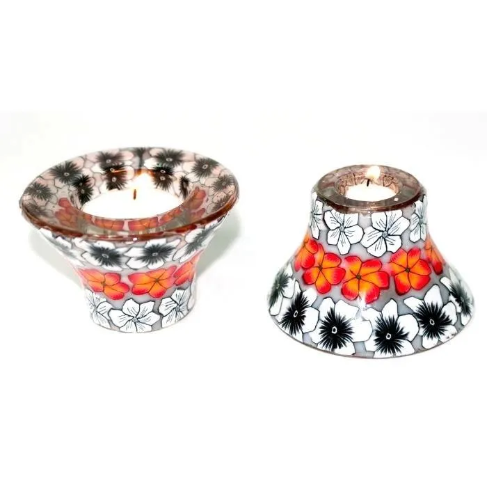 Shabbat & Candle Holder Tray Set