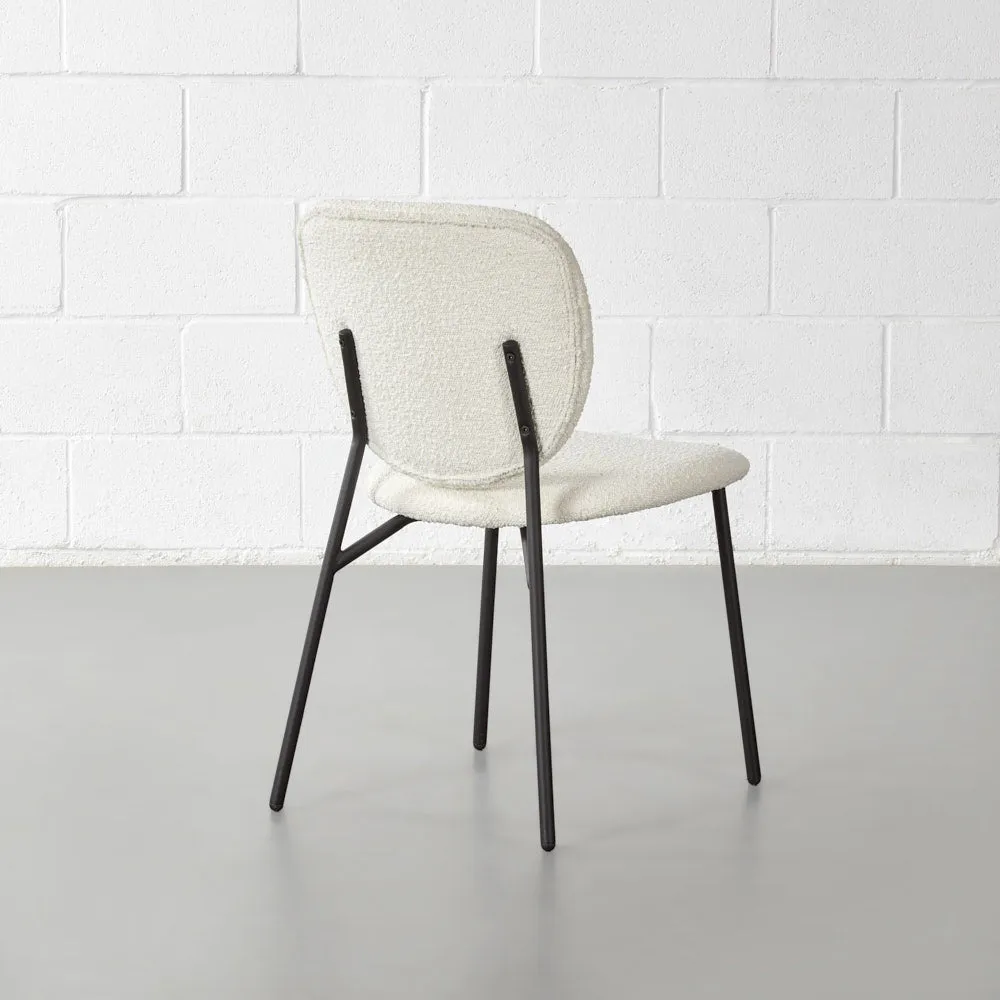 SIERRA - Cream Fabric Dining Chair