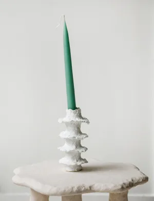 Tier Candle Stand Frosted White 6x4