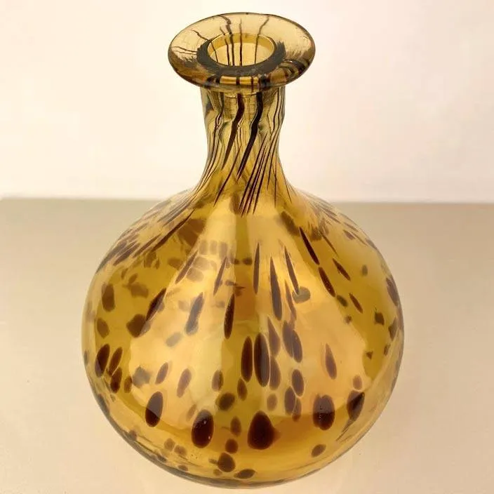 Tortoiseshell Glass Vase (30cm)