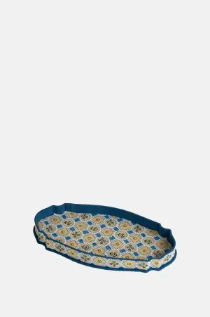 Victorian Desk Tray Spring Bloom Blue
